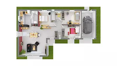 Maison neuve, 95 m²