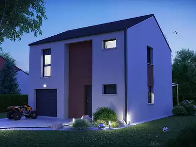 Maison neuve, 101 m² - Fleury (57420)