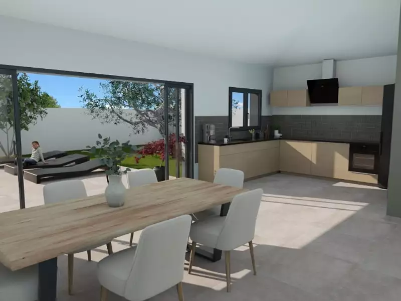 Maison neuve, 100 m² - Chuzelles (38200)