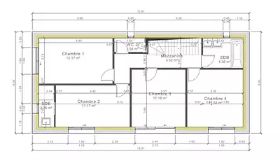 Maison neuve, 122 m²