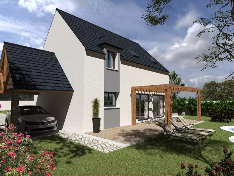 Maison neuve, 122 m² - Us (95450)