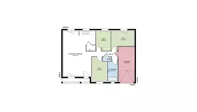 Maison neuve, 109 m²