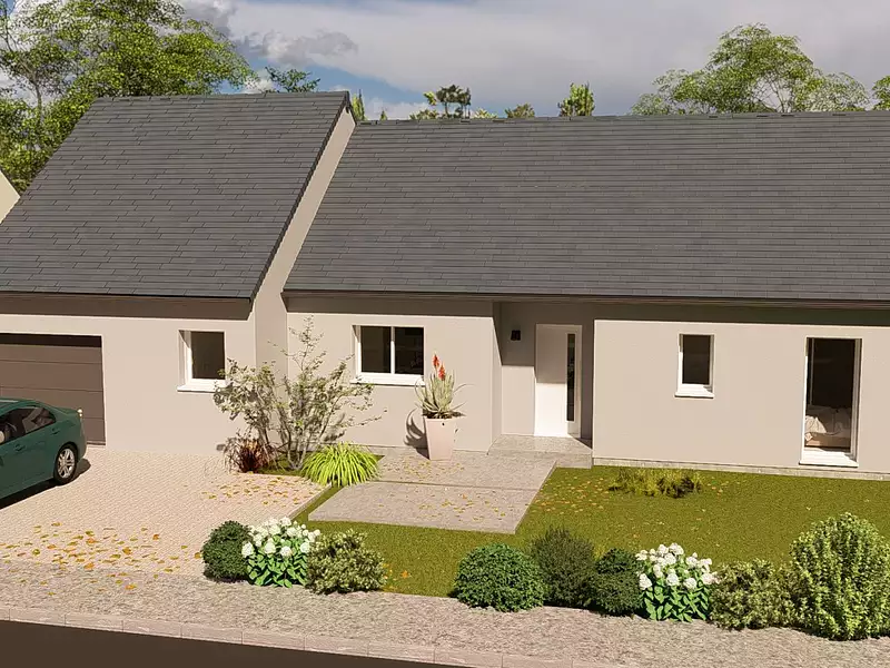 Maison neuve, 120 m² - Fontevraud-l'Abbaye (49590)