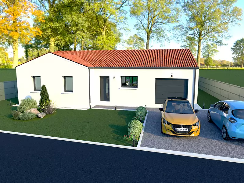 Maison neuve, 91 m² - Commequiers (85220)