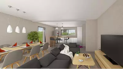 Maison neuve, 125 m²
