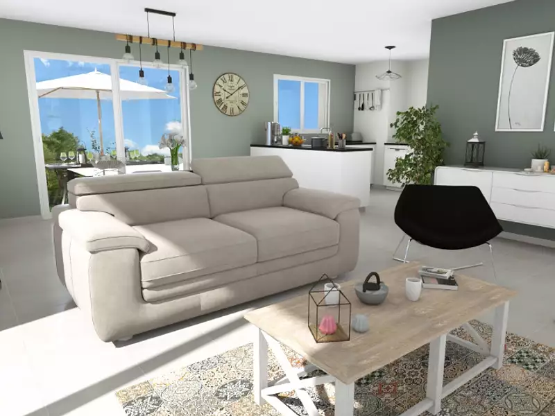 Maison neuve, 104 m² - Bellevigne-les-Châteaux (49260)
