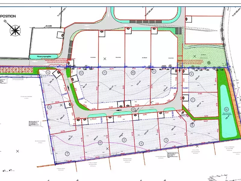 Terrain à bâtir, 502 m² - Dieppe (76200)