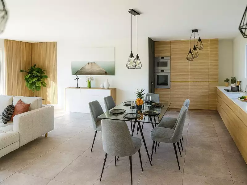 Maison neuve, 90 m² - Camps-la-Source (83170)