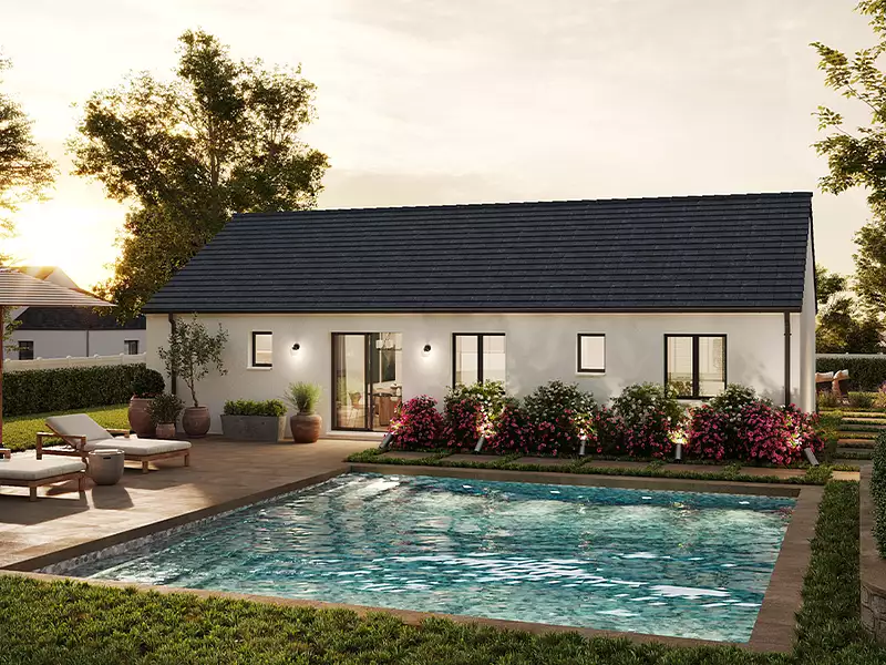 Maison neuve, 89 m² - Vraux (51150)
