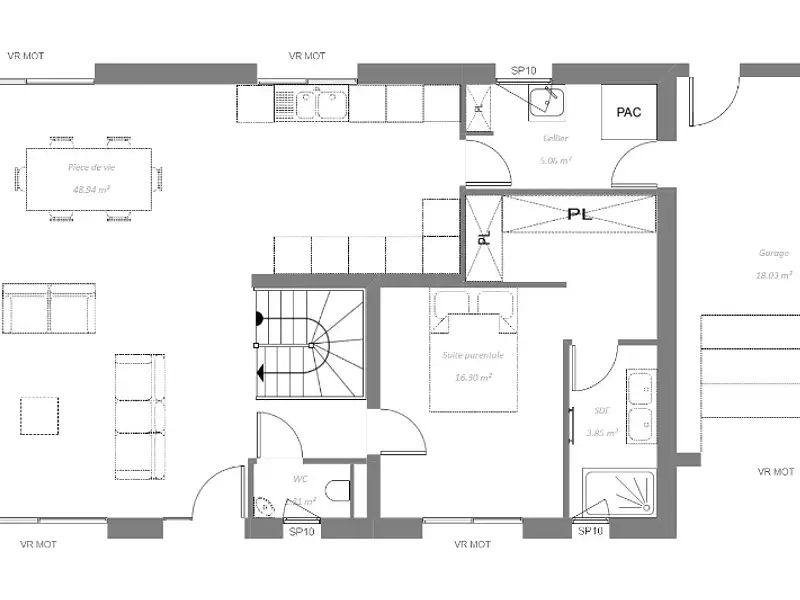 Maison neuve, 120 m² - Châteauroux (36000)