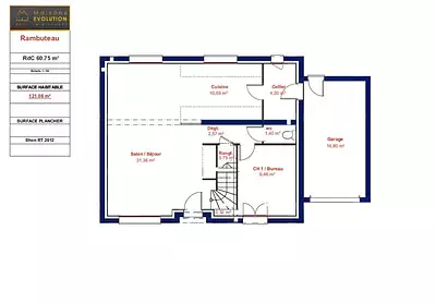 Maison neuve, 121 m²