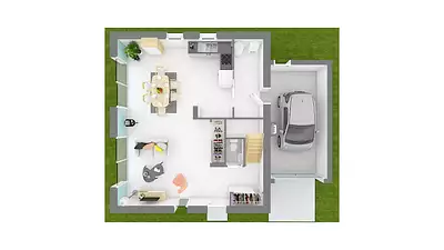 Maison neuve, 90 m²