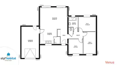 Maison neuve, 92 m²