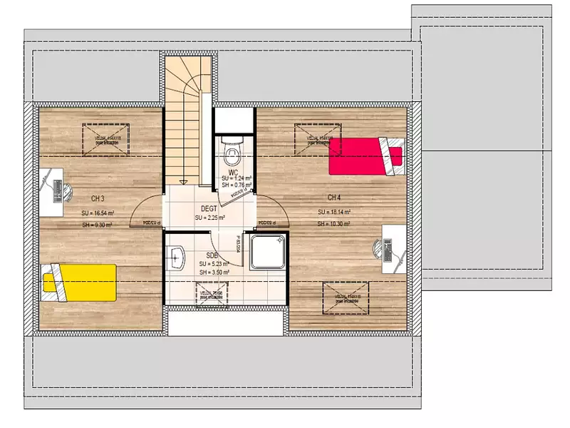 Maison neuve, 95 m² - Vern-d'Anjou (49220)
