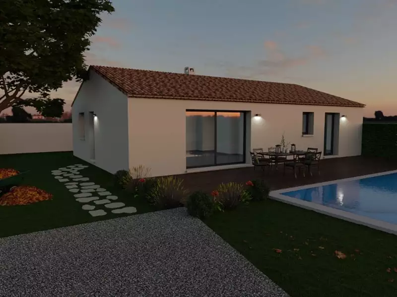 Maison neuve, 100 m² - Grillon (84600)