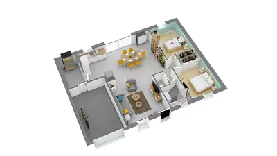 Maison neuve, 75 m²