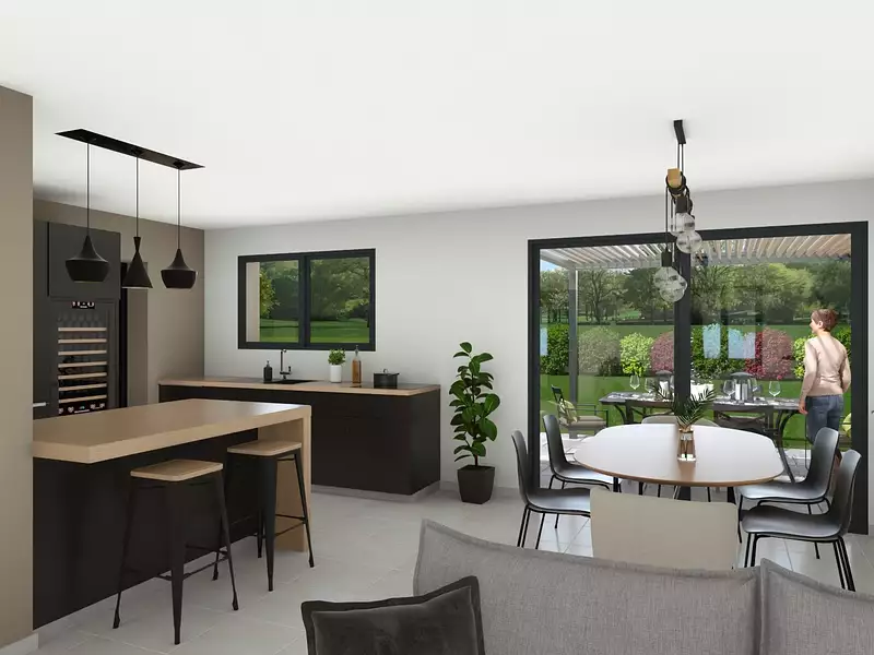 Maison neuve, 85 m² - Romanèche-Thorins (71570)