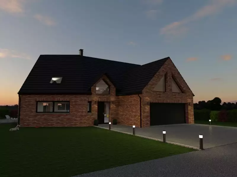 Maison neuve, 149 m² - Curgies (59990)