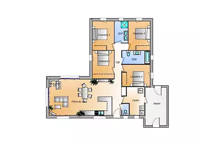 Maison neuve, 90 m²