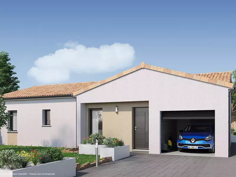 Maison neuve, 89 m² - Iteuil (86240)
