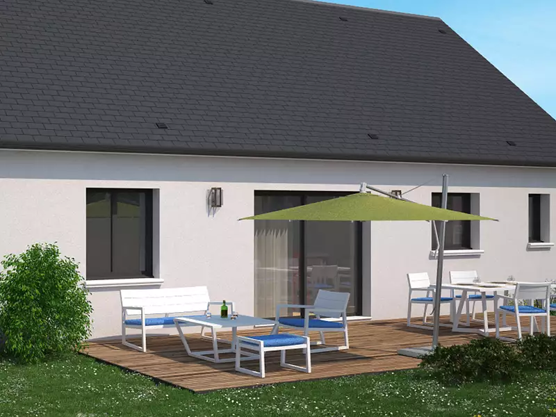 Maison neuve, 87 m² - Ligré (37500)