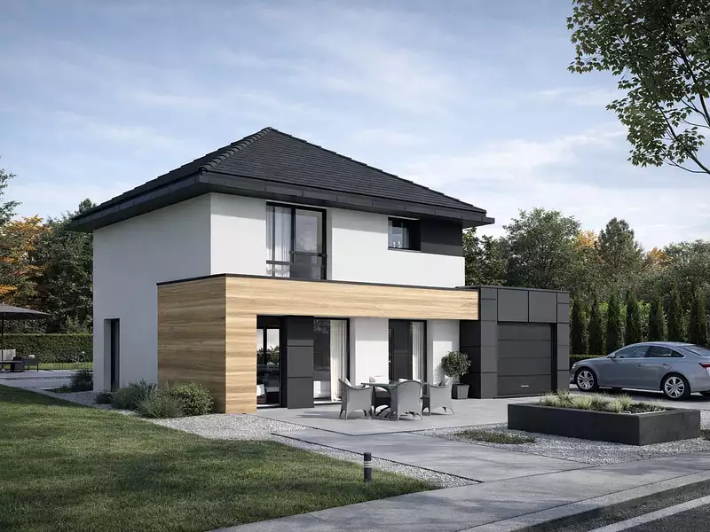 Maison neuve, 88,56 m² - Marcoing (59159)