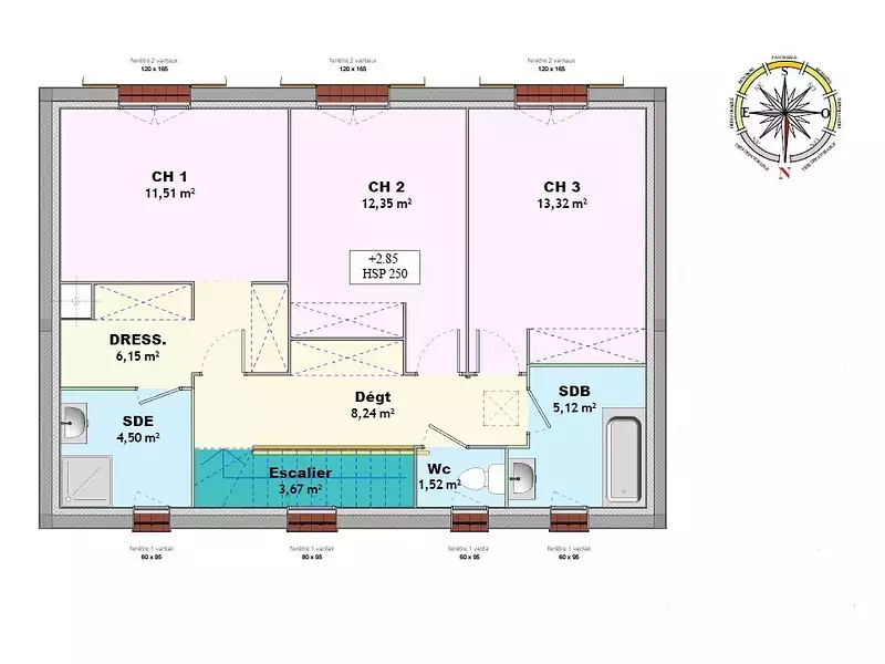 Maison neuve, 130 m² - Puygiron (26160)