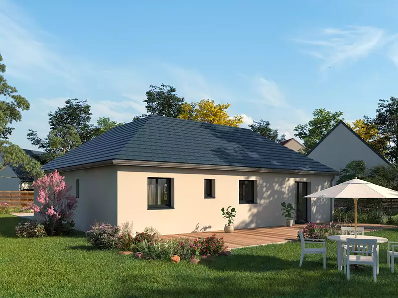 Maison neuve, 92,38 m² - Les Villages Vovéens (28150)