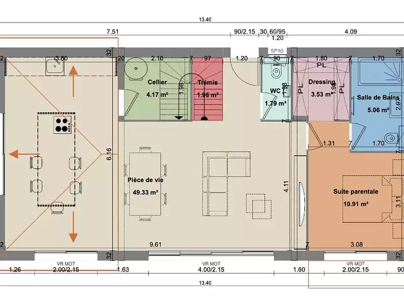 Maison neuve, 125 m² - La Colle-sur-Loup (06480)