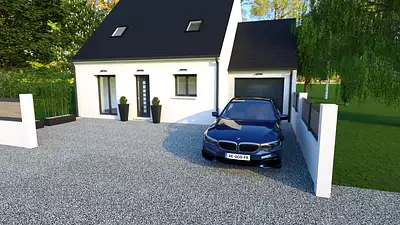 Maison neuve, 90 m²