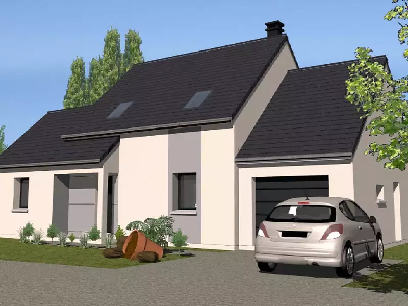 Maison neuve, 108 m² - La Bazoge (72650)