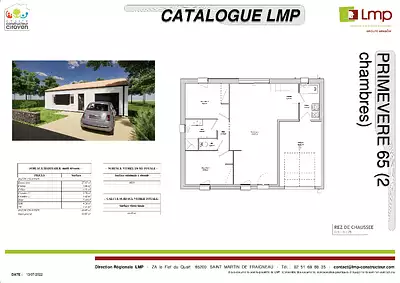 Maison neuve, 62 m²