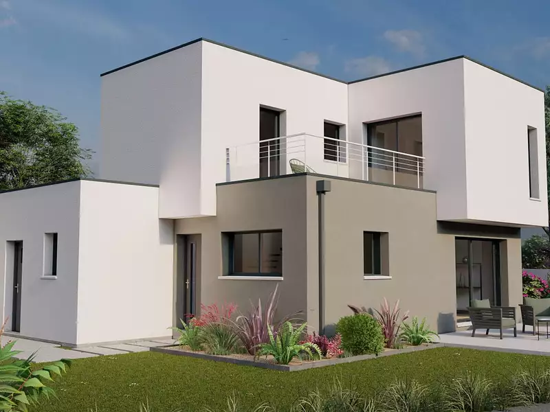 Maison neuve, 117,43 m² - Orvault (44700)