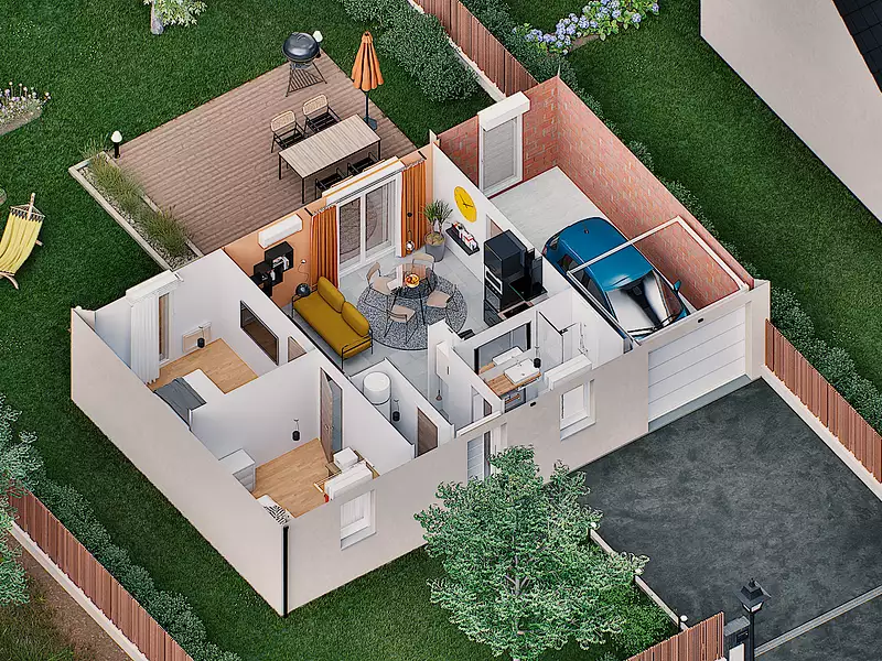 Maison neuve, 48,49 m² - Bouelles (76270)