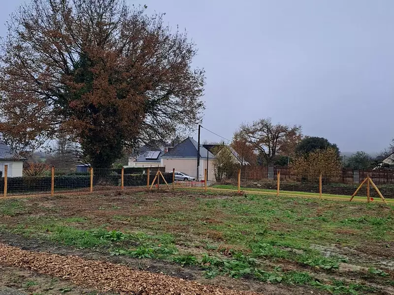 Terrain à bâtir, 399 m² - Segré-en-Anjou Bleu (49500)