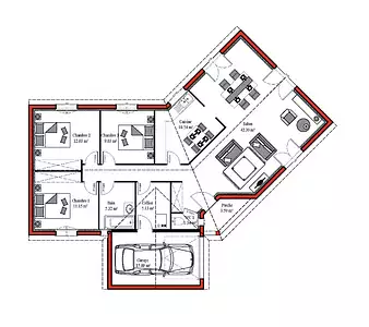 Maison neuve, 132 m²