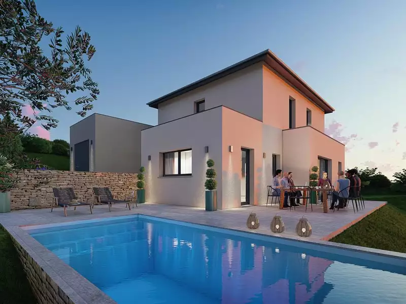 Maison neuve, 110 m² - La Tour-de-Salvagny (69890)