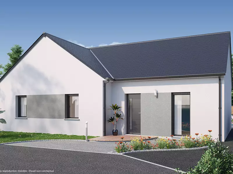 Maison neuve, 93 m² - Bourg-des-Comptes (35890)
