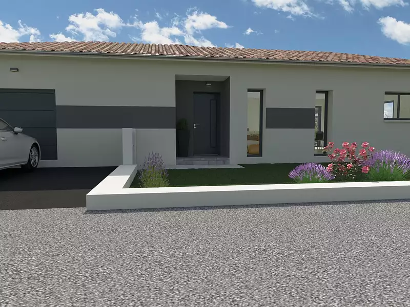 Maison neuve, 108 m² - La Chapelle-de-Guinchay (71570)