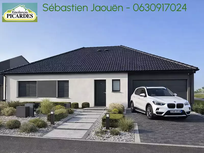 Maison neuve, 74,52 m² - Arsy (60190)