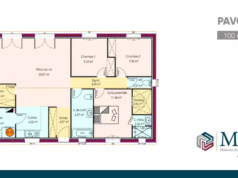 Maison neuve, 100 m² - Soulac-sur-Mer (33780)