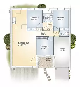 Maison neuve, 83 m²