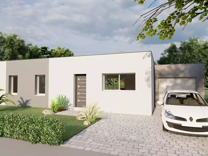 Maison neuve, 99 m² - Ecuillé (49460)