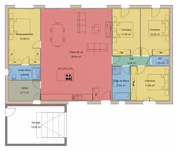 Maison neuve, 131 m²