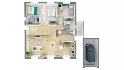 Maison neuve, 100 m²