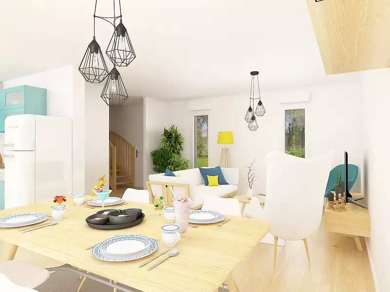 Maison neuve, 86,78 m² - Tourville-sur-Arques (76550)