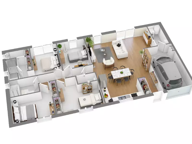 Maison neuve, 113 m² - Lautrec (81440)