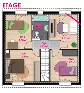 Maison neuve, 85 m²