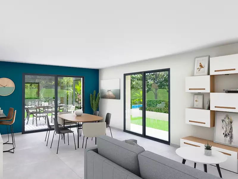 Maison neuve, 90 m² - Sainte-Euphémie (01600)