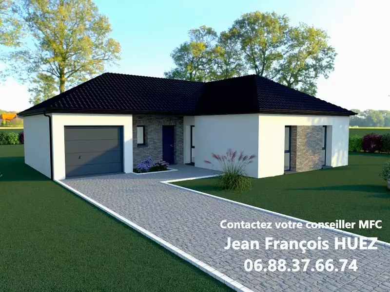 Maison neuve, 95 m² - Oye-Plage (62215)